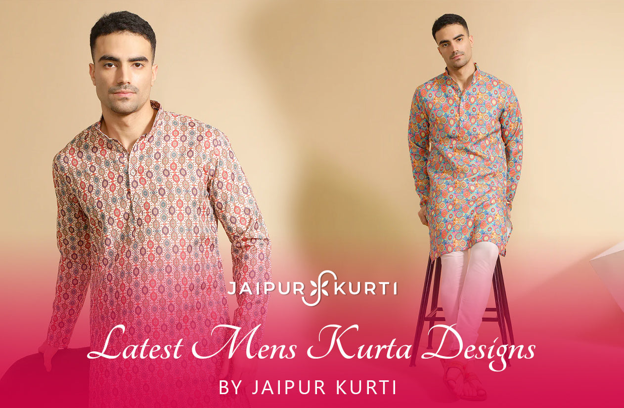 Latest Men’s Kurta Designs by Jaipur Kurti