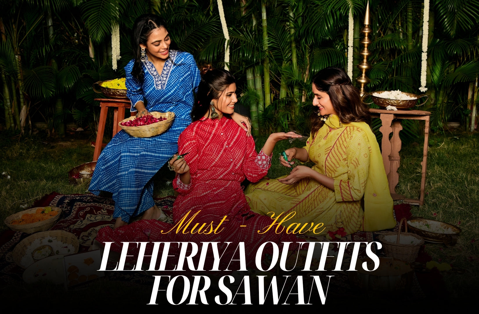 MUST-HAVE LEHERIYA OUTFITS FOR SAWAN