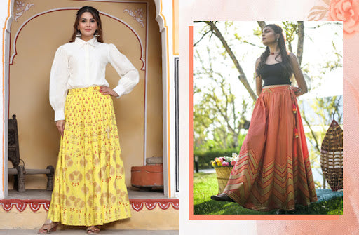 Elegant Ways To Style Long Skirts For Women