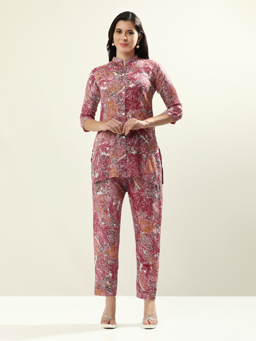 Printed Floral Pure Cotton Co-Ord Sets
