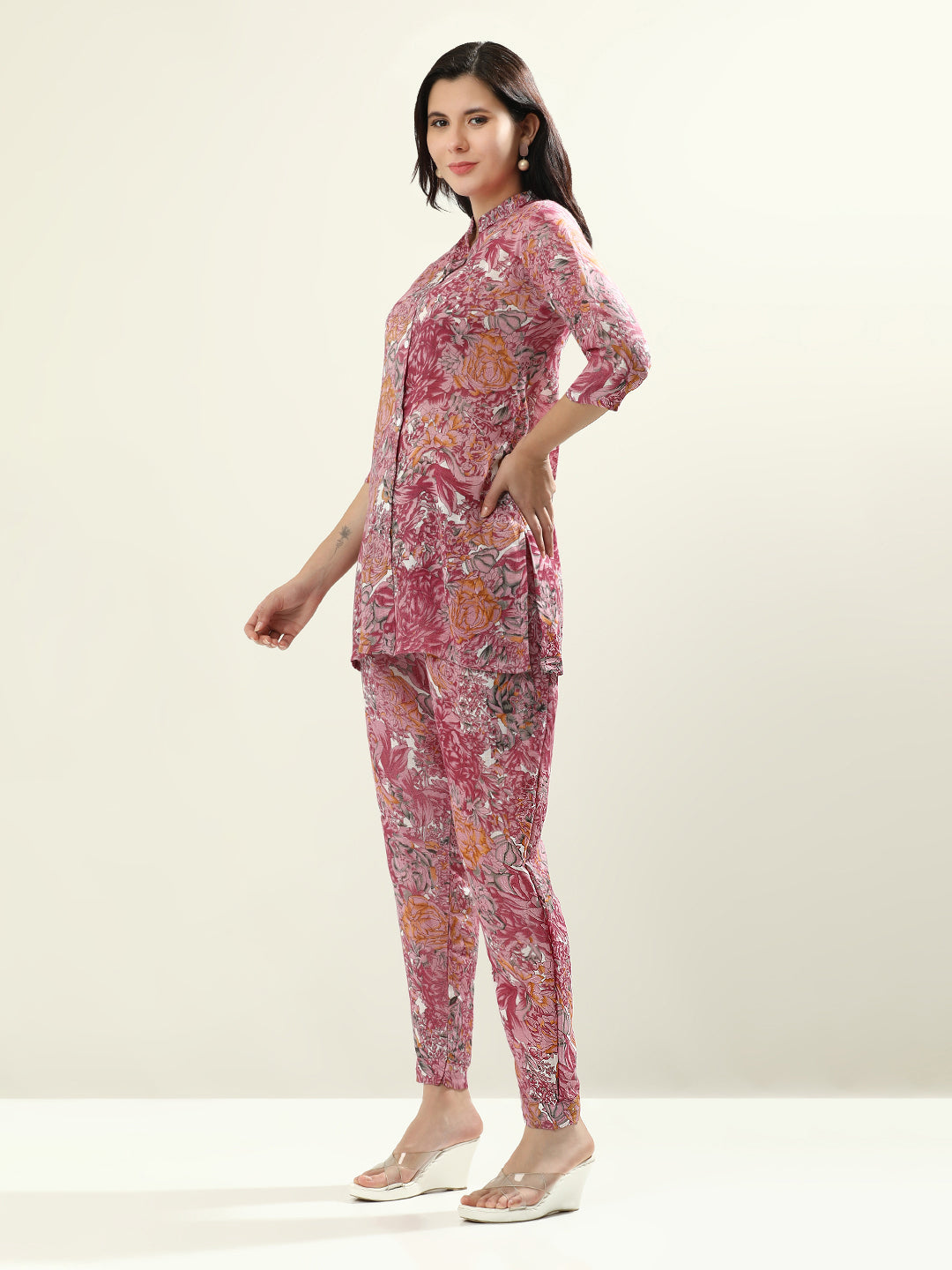 Printed Floral Pure Cotton Co-Ord Sets