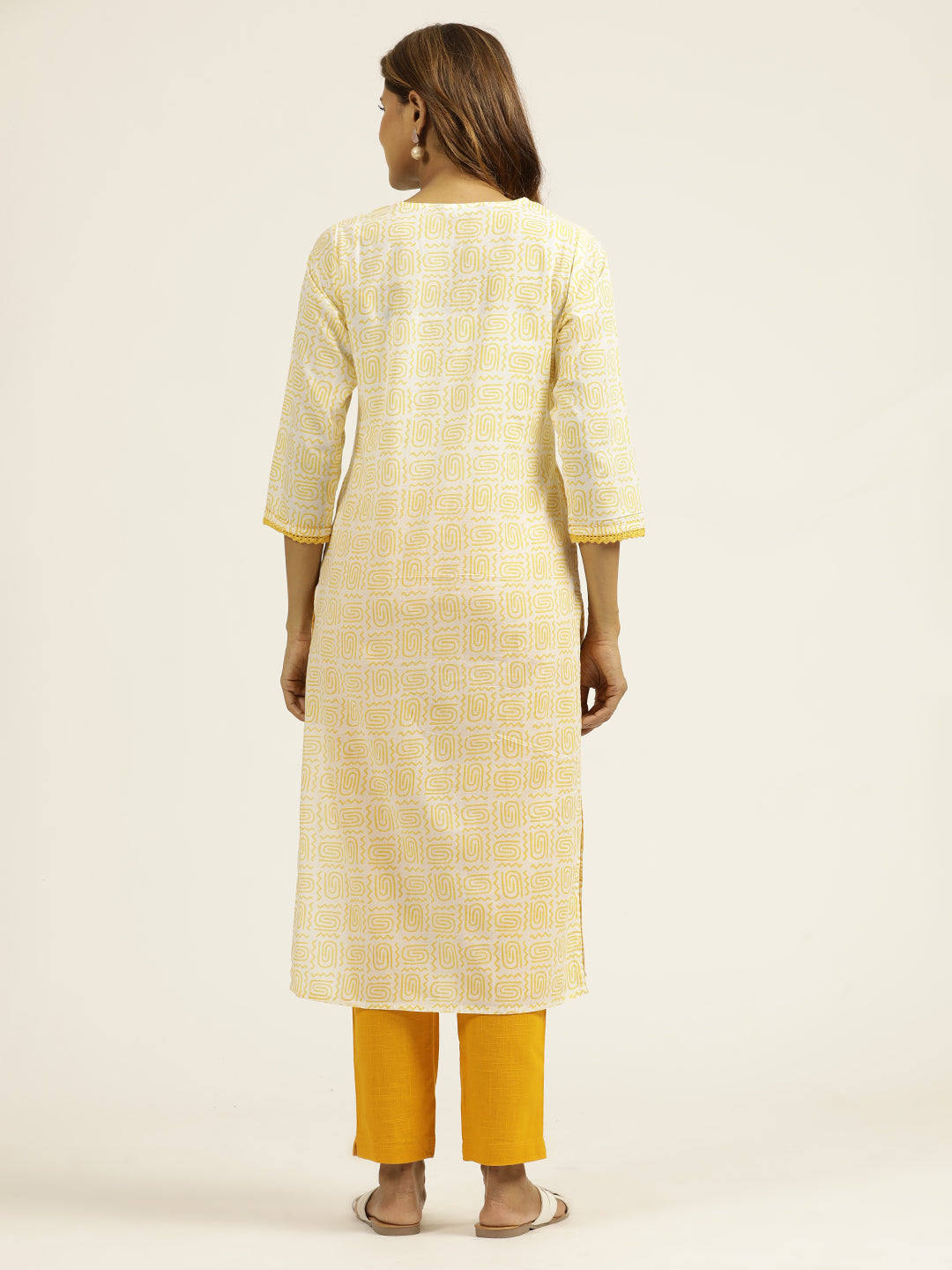 ABSTRACT STRAIGHT KURTA