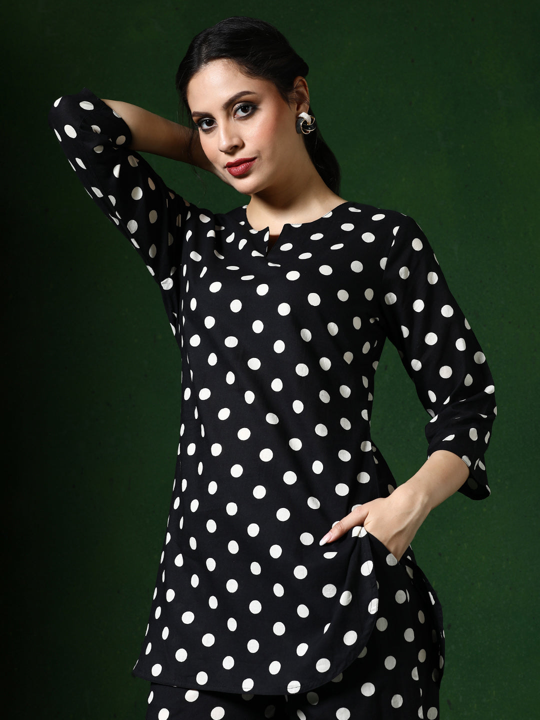 Floral Printed A-Line Pure Cotton Kurta & Palazzos Sets