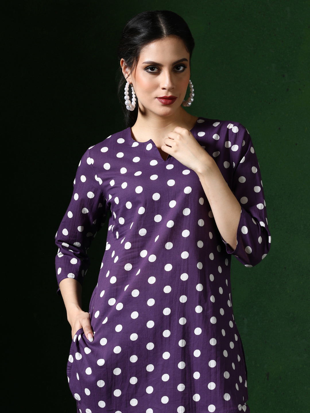 Floral Printed A-Line Pure Cotton Kurta & Palazzos Sets