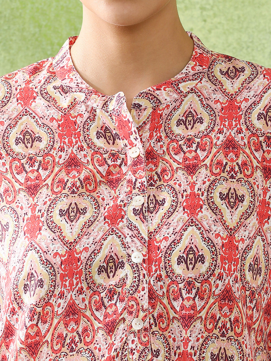 Floral Printed Straight Kurta & Trousers Sets