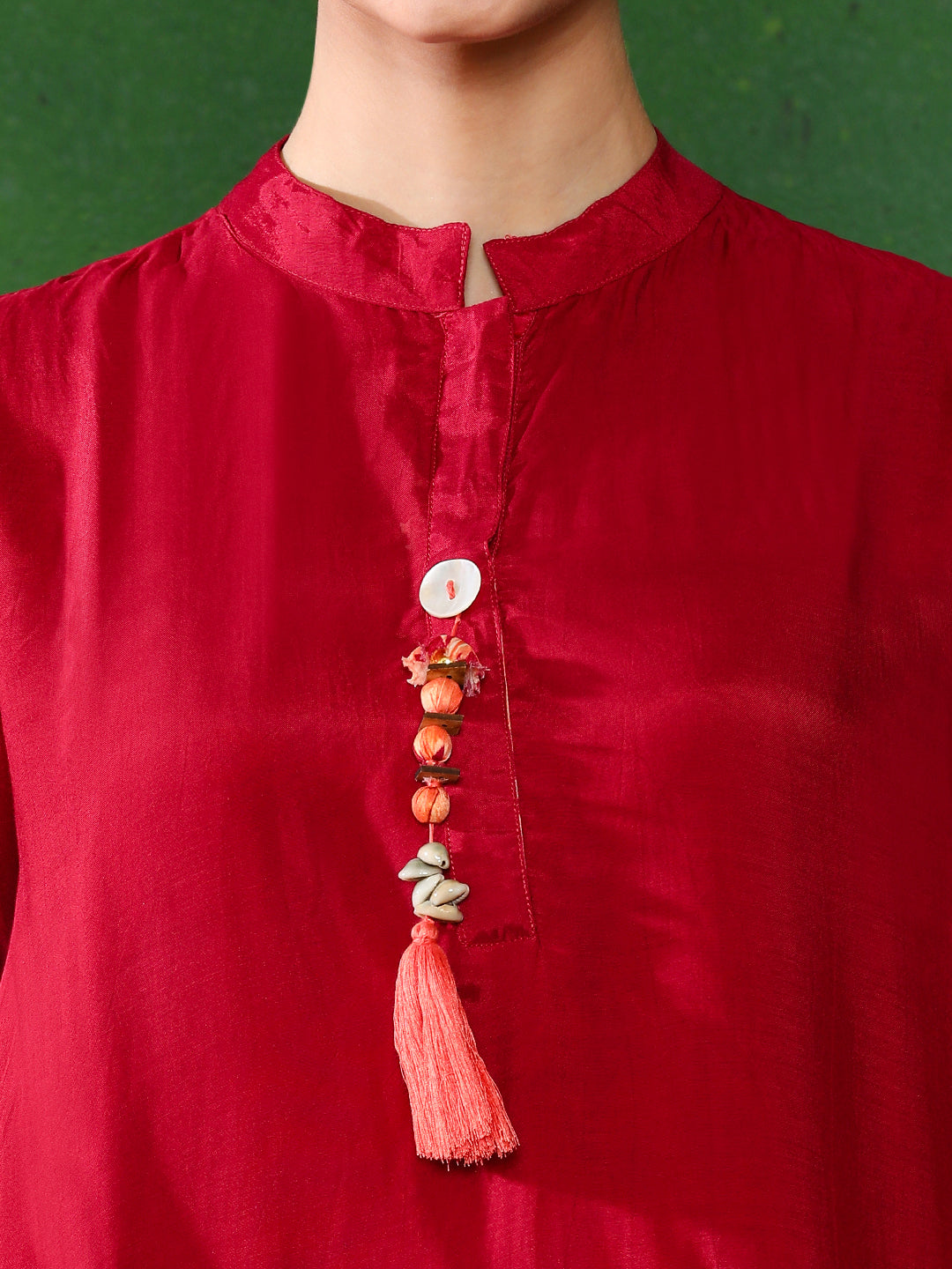 Floral Solid A-Line Kurta & Trousers Sets