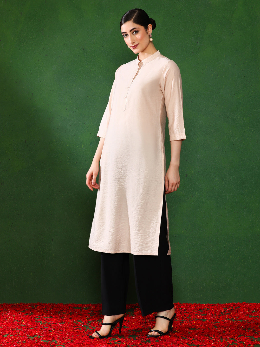 Solid Straight Kurta