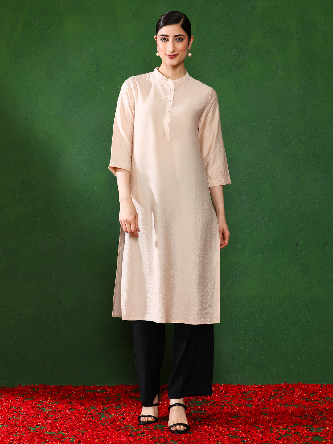 Solid Straight Kurta