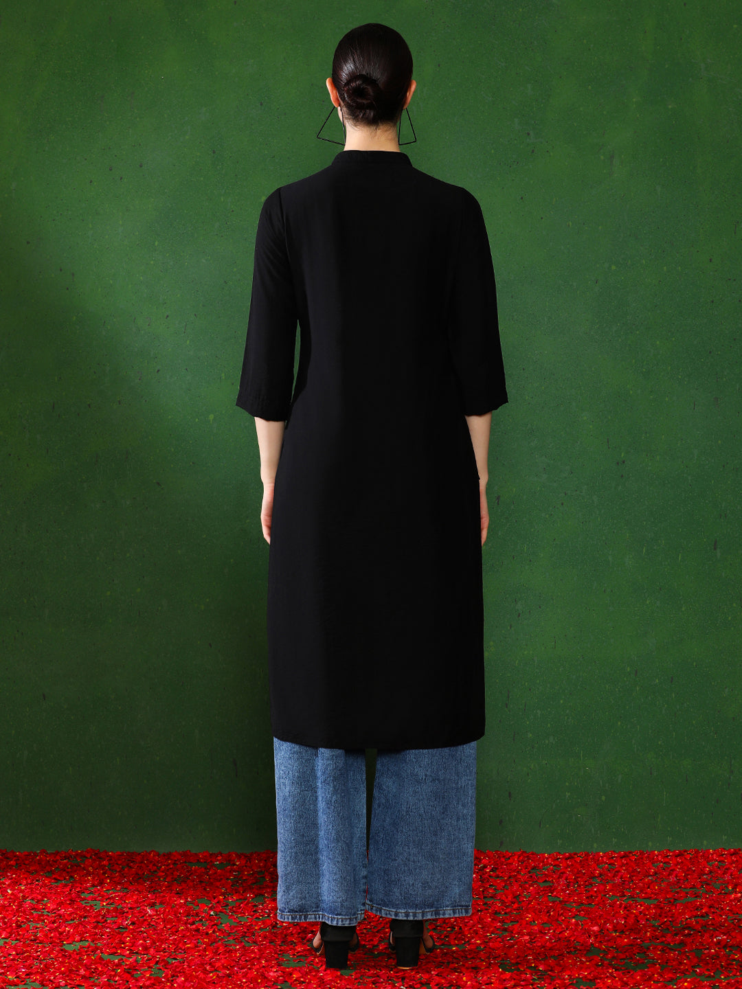 Solid Straight Kurta