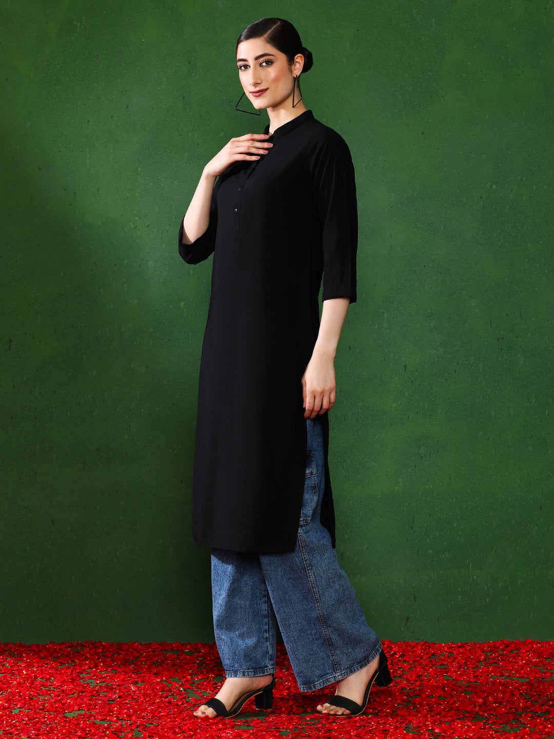 Solid Straight Kurta