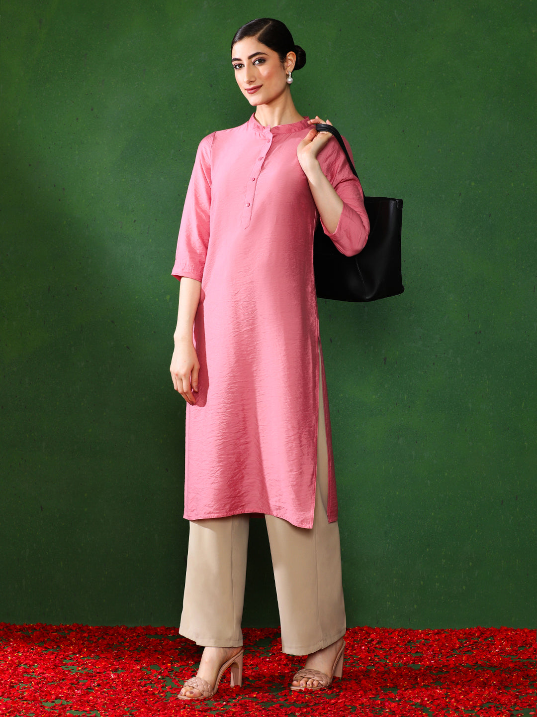 Solid Straight Kurta