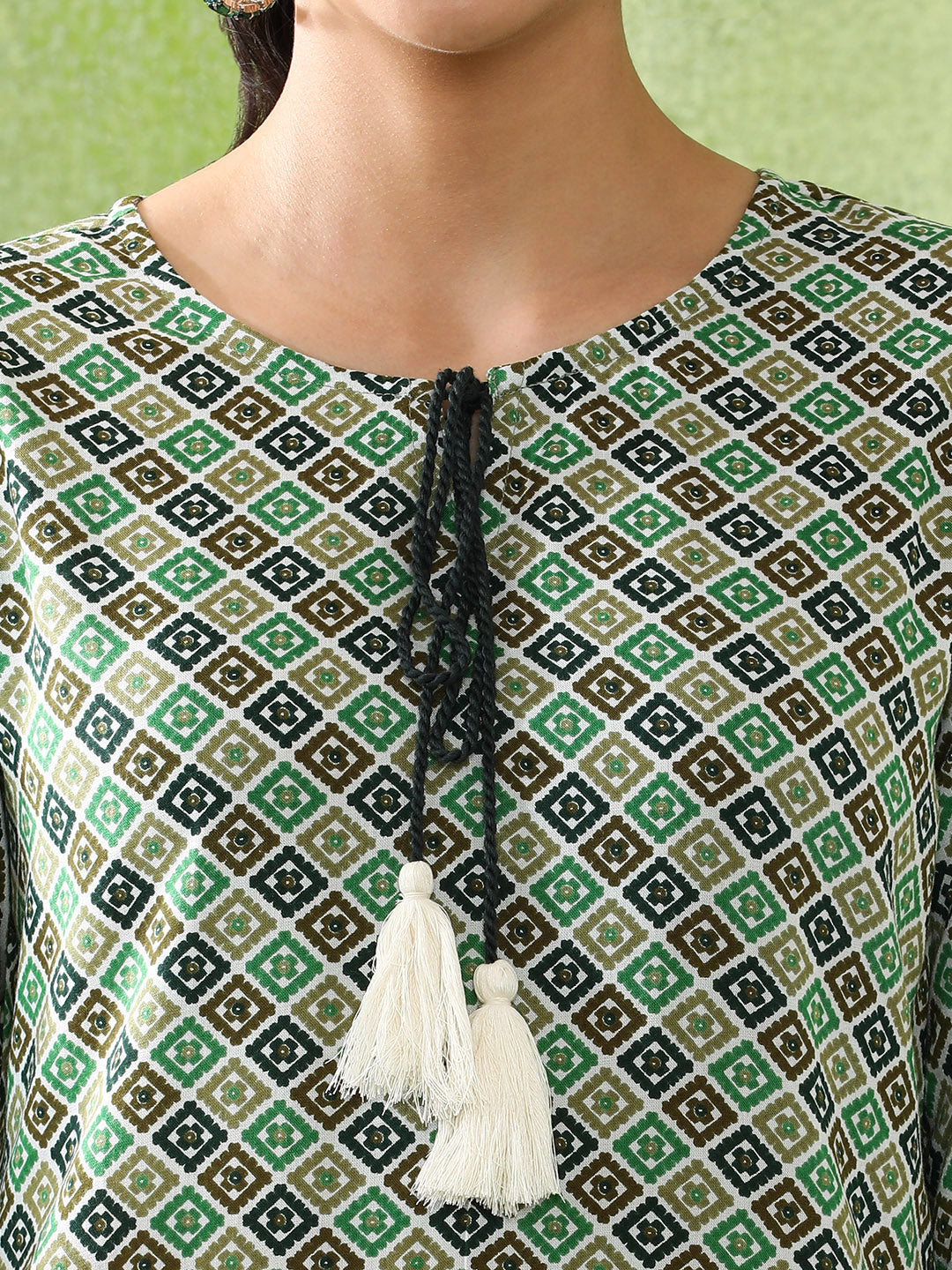 Floral Printed Straight Kurta