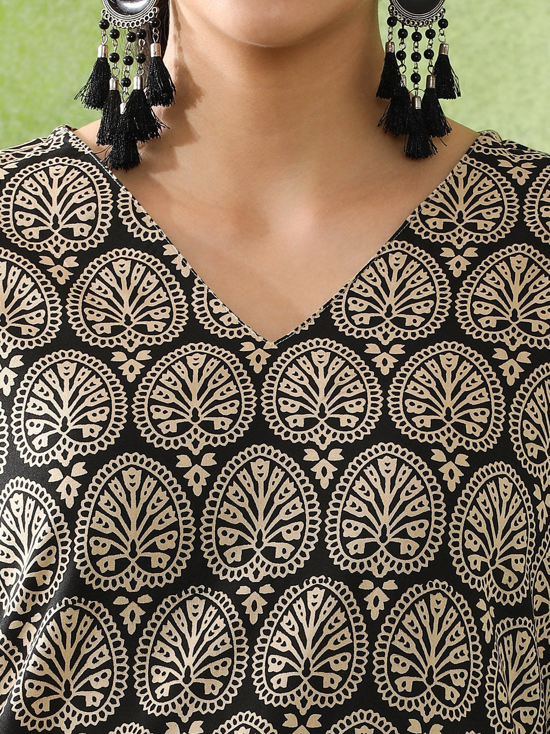 Floral Printed Straight Kurta