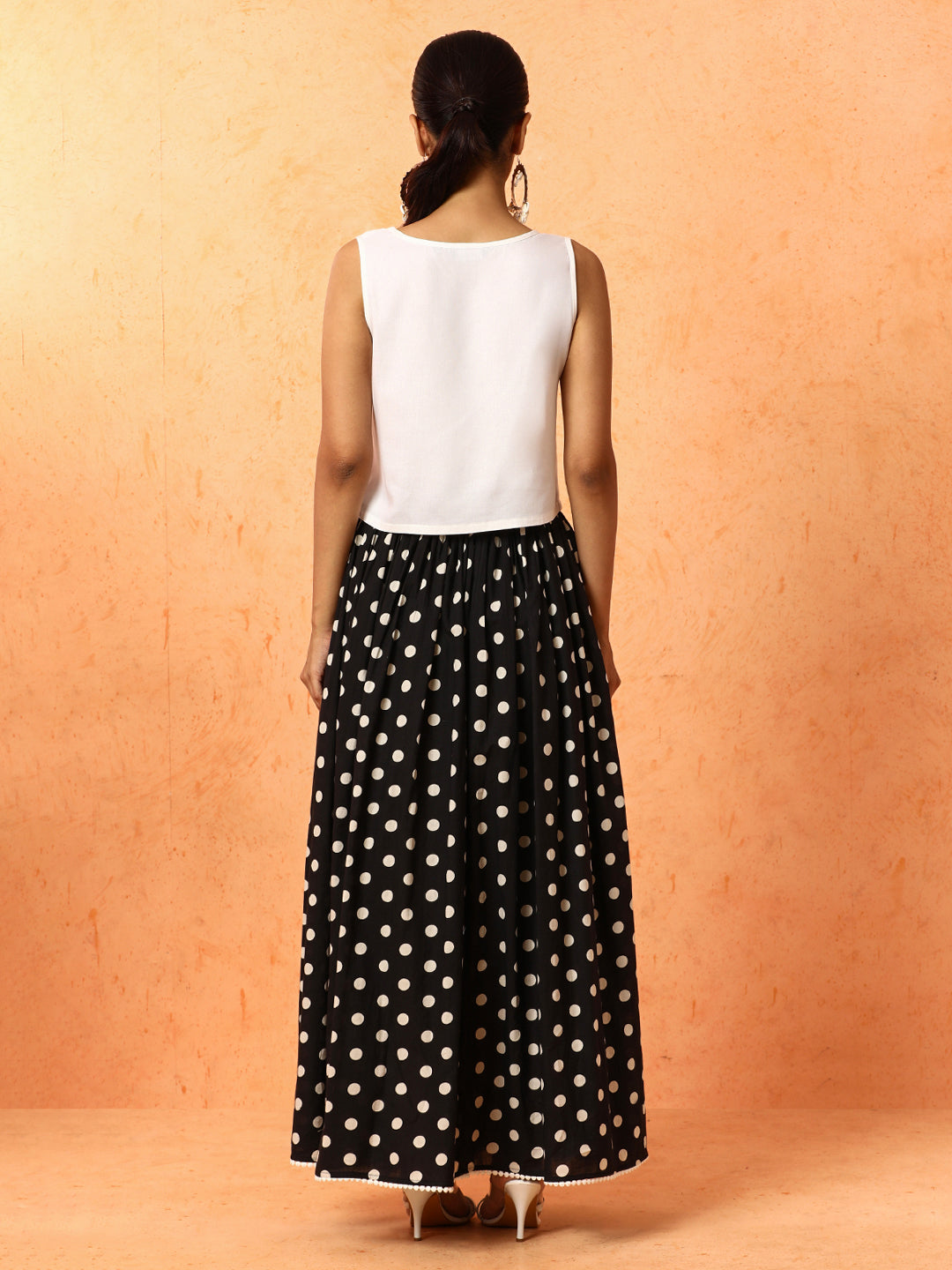 Floral Printed Pure Cotton Long Skirt