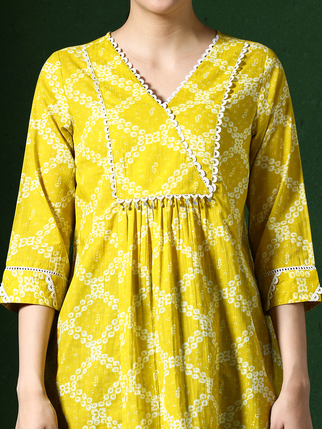 Floral Embroidered A-Line Pure Cotton Top