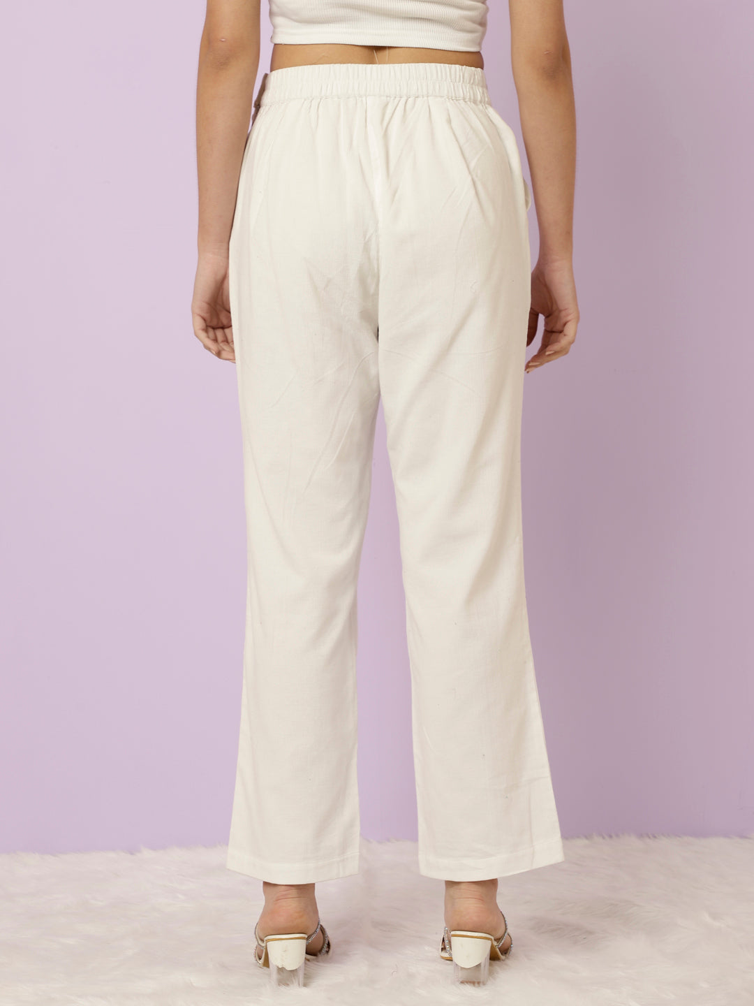 White Corduroy Pants