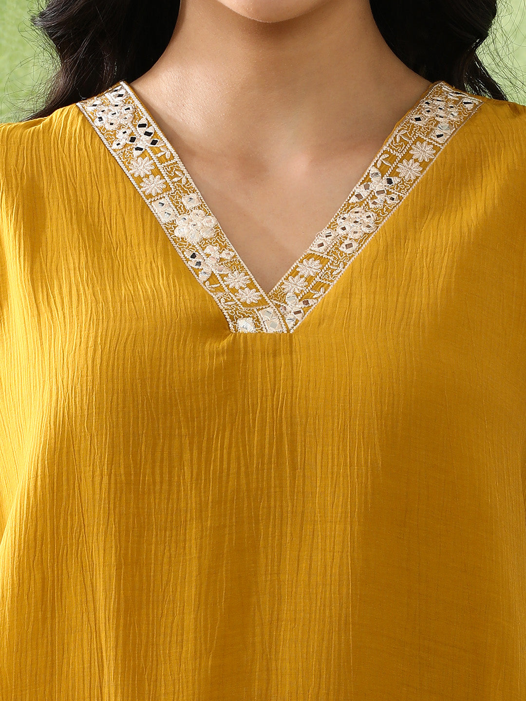 Embroidered A-Line Silk Blend Kurta & Sharara Sets