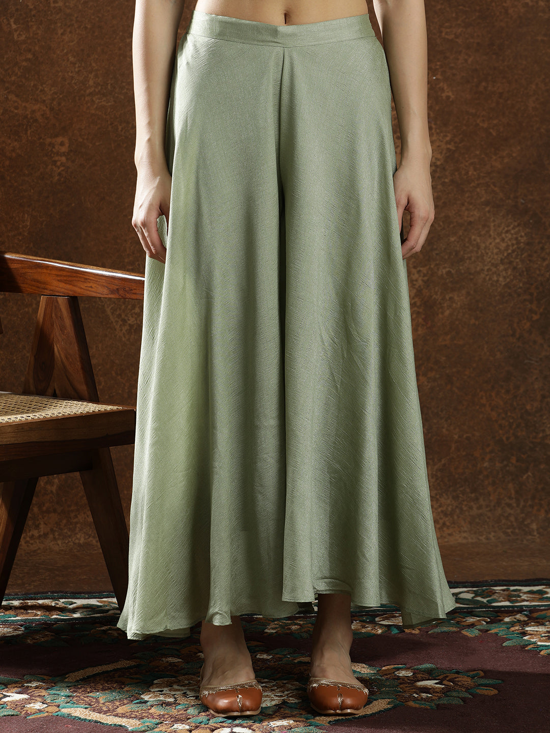 Floral Embroidered A-Line Kurta & Sharara Sets