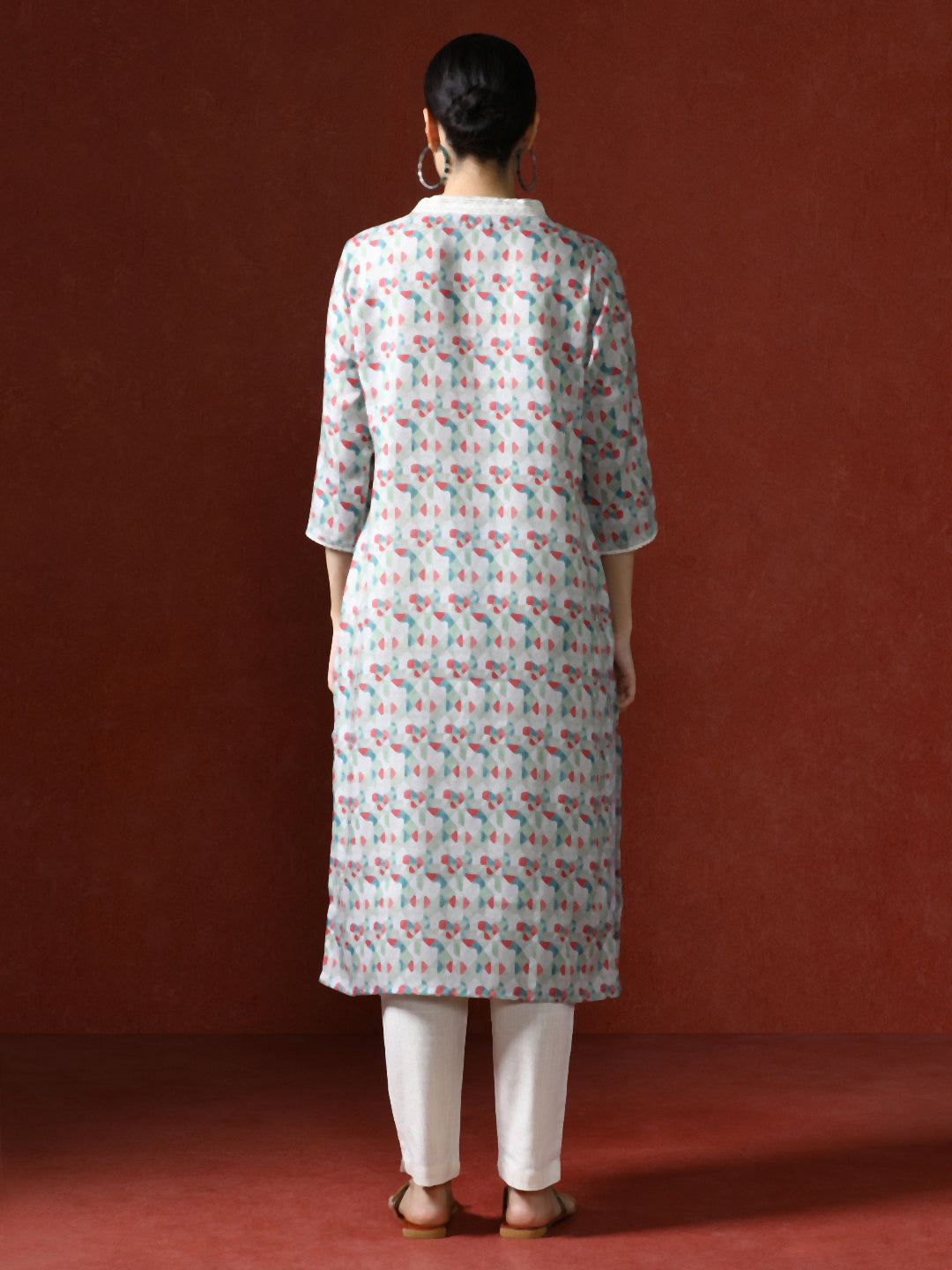 Floral Printed Straight Kurta