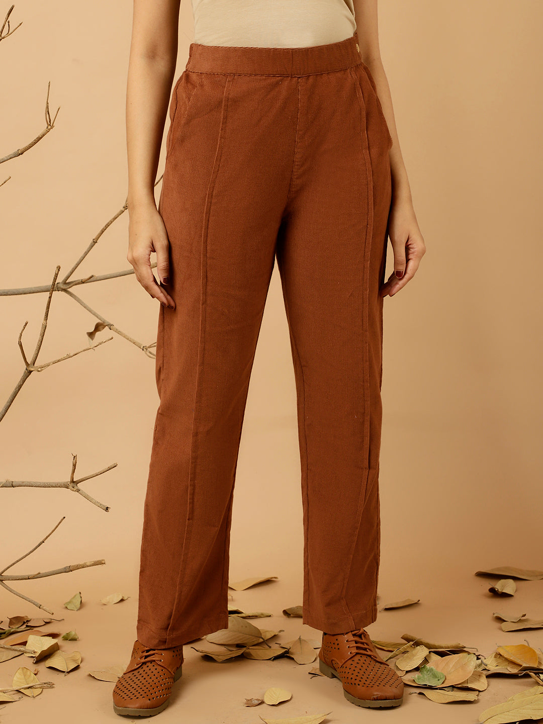 Brown Corduroy Pants
