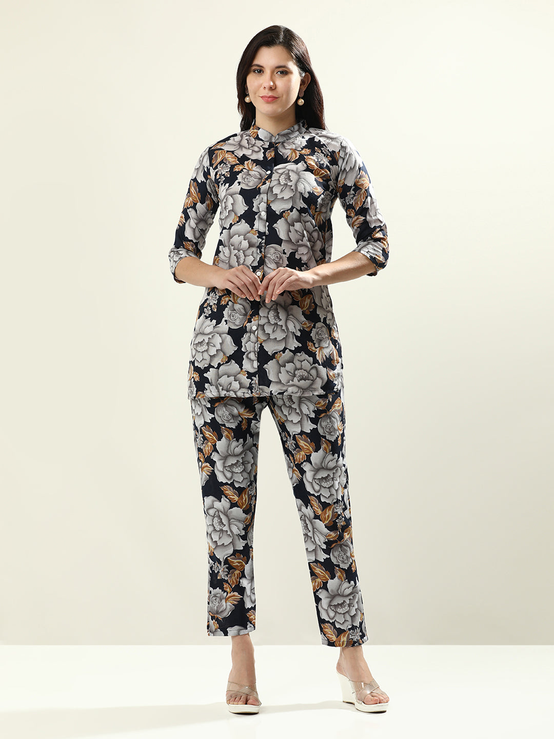 Printed Floral Pure Cotton Co-Ord Sets