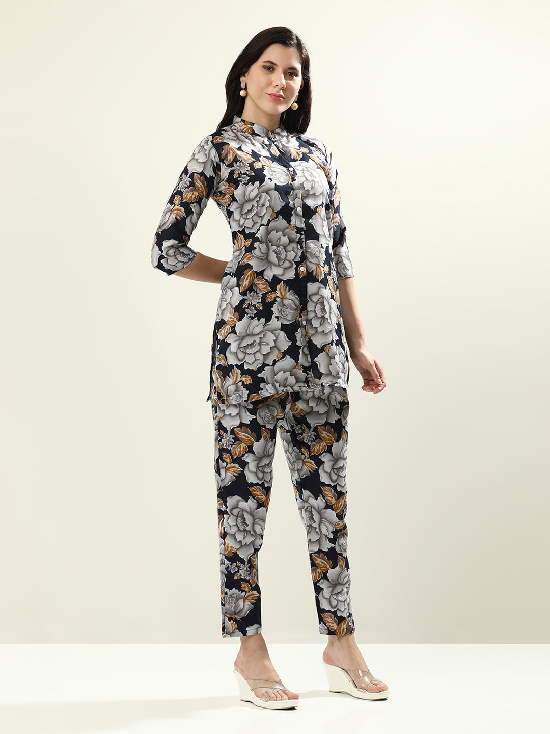 Printed Floral Pure Cotton Co-Ord Sets