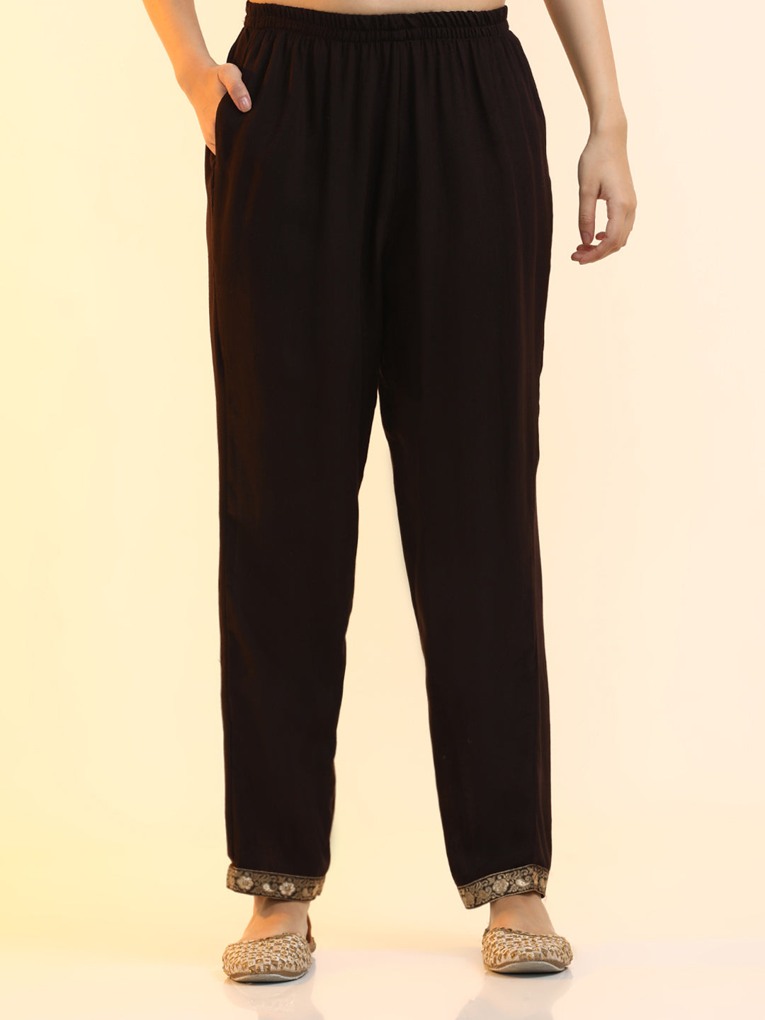 Embroidered Cotton Blend Floral Kurta Sets With Dupatta