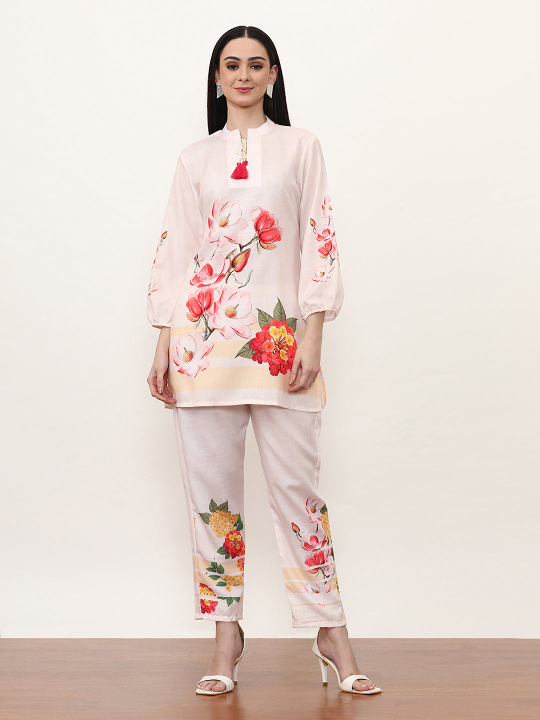 Printed Linen Floral Co-Ords