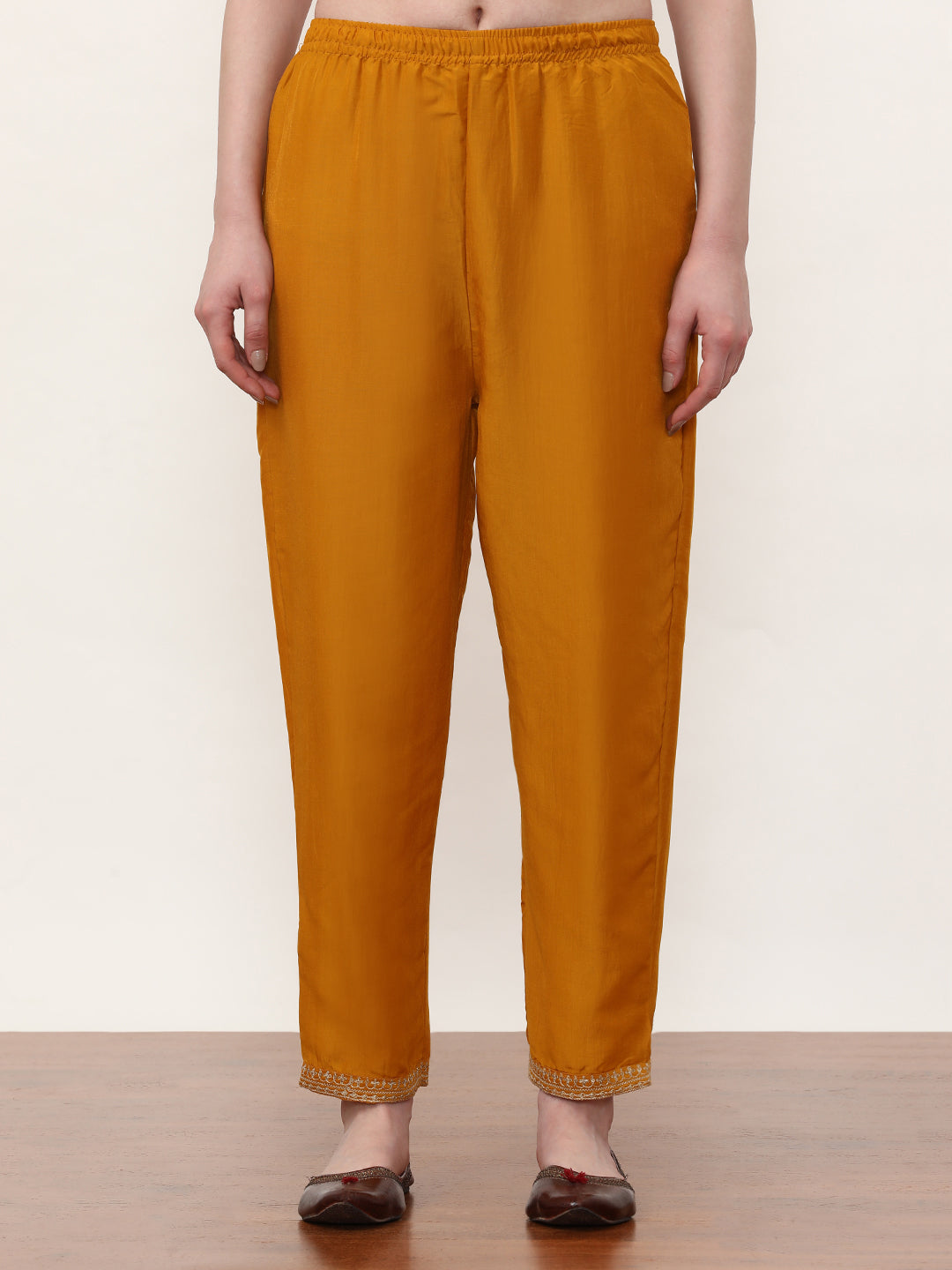 Embroidered Cotton Blend Solid Kurta Sets With Dupatta