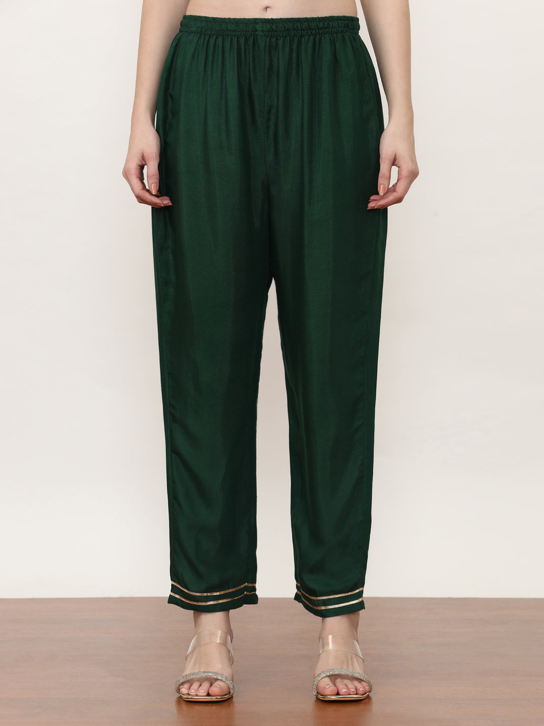 Embroidered Cotton Blend Floral Kurta Sets With Dupatta