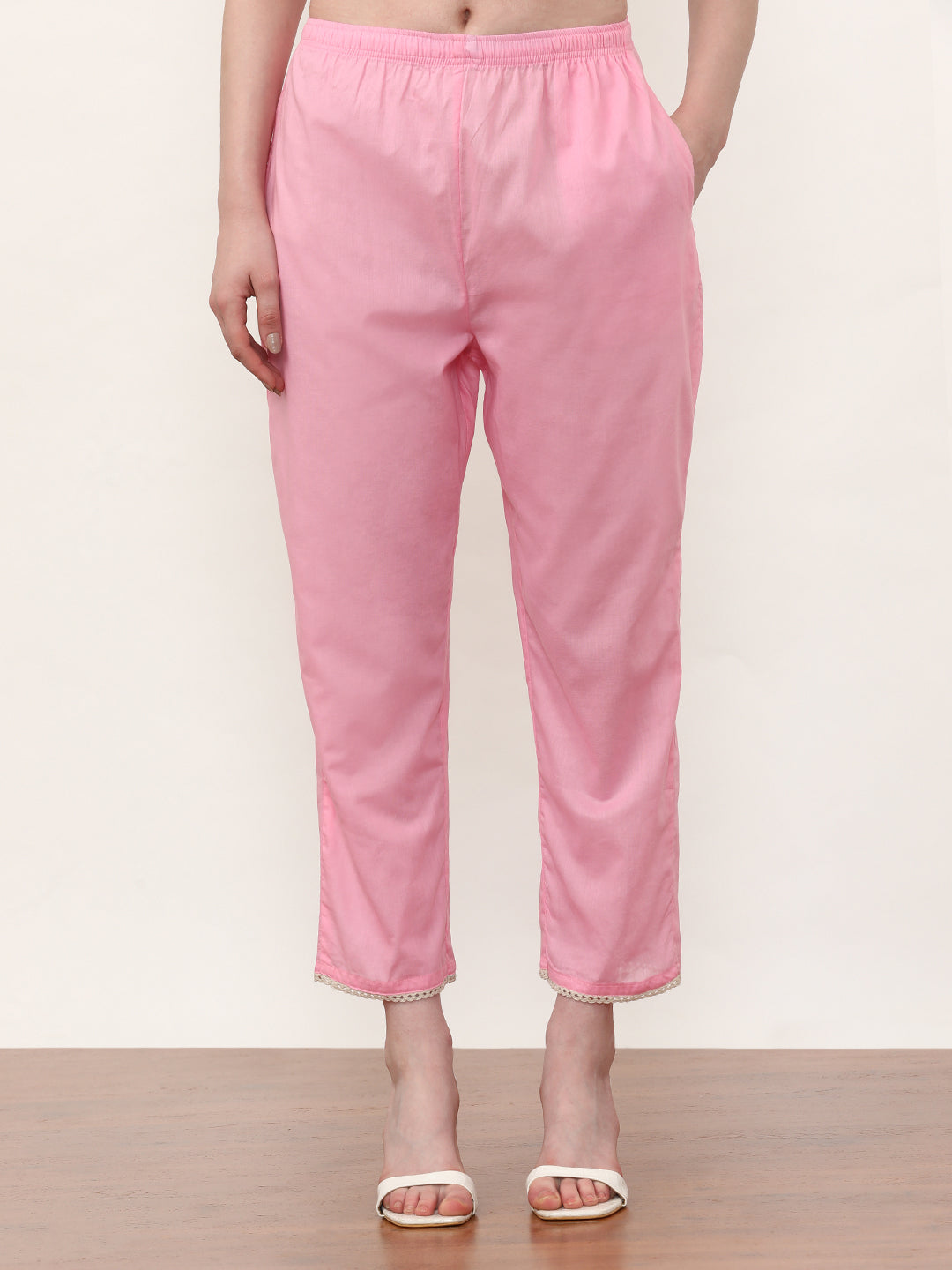 Embroidered Pure Cotton Floral Kurta Sets With Dupatta