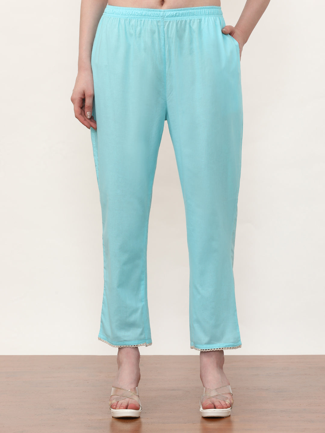 Embroidered Pure Cotton Floral Kurta Sets With Dupatta