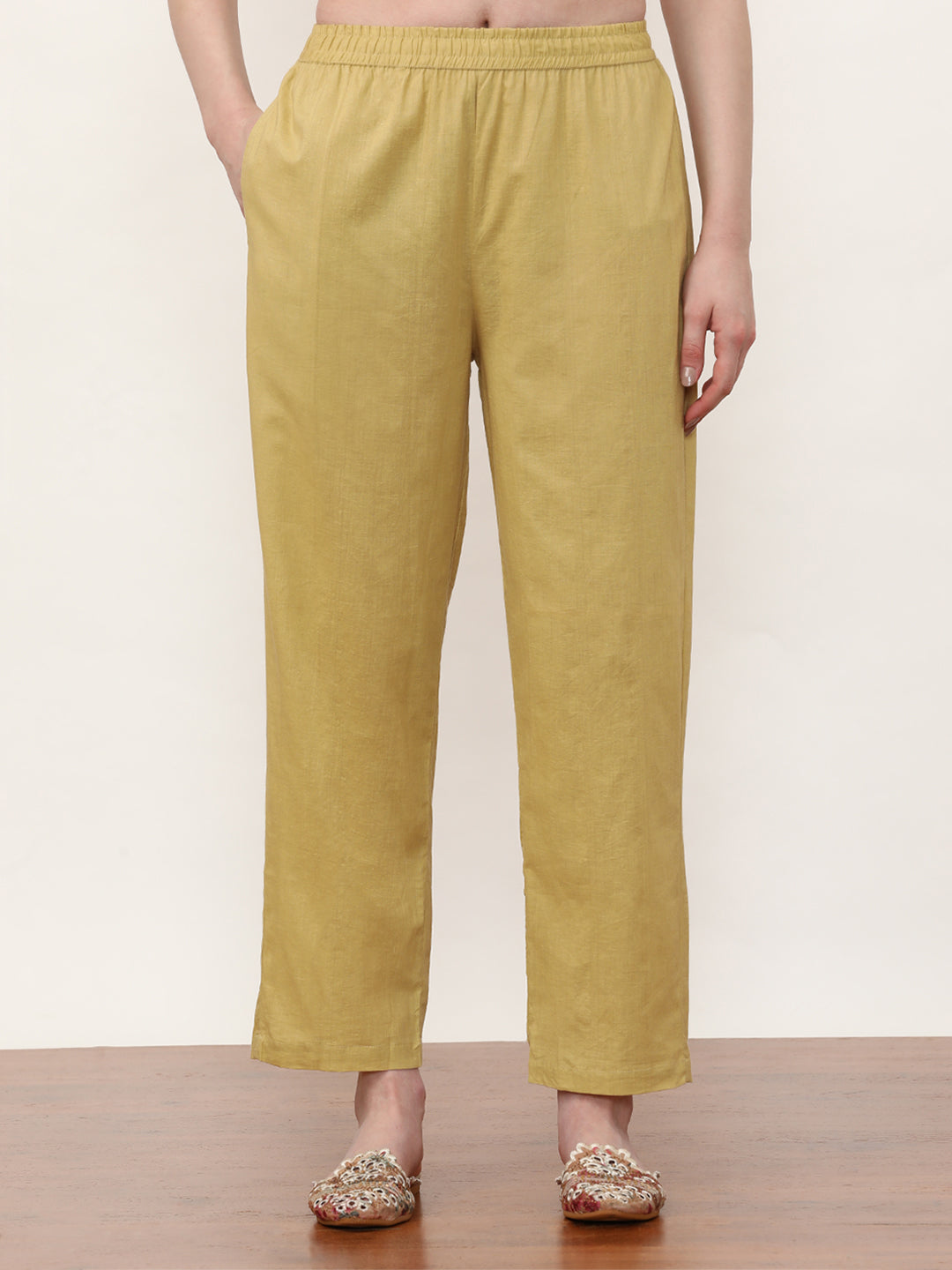 Embroidered Pure Cotton Floral Kurta Sets With Dupatta