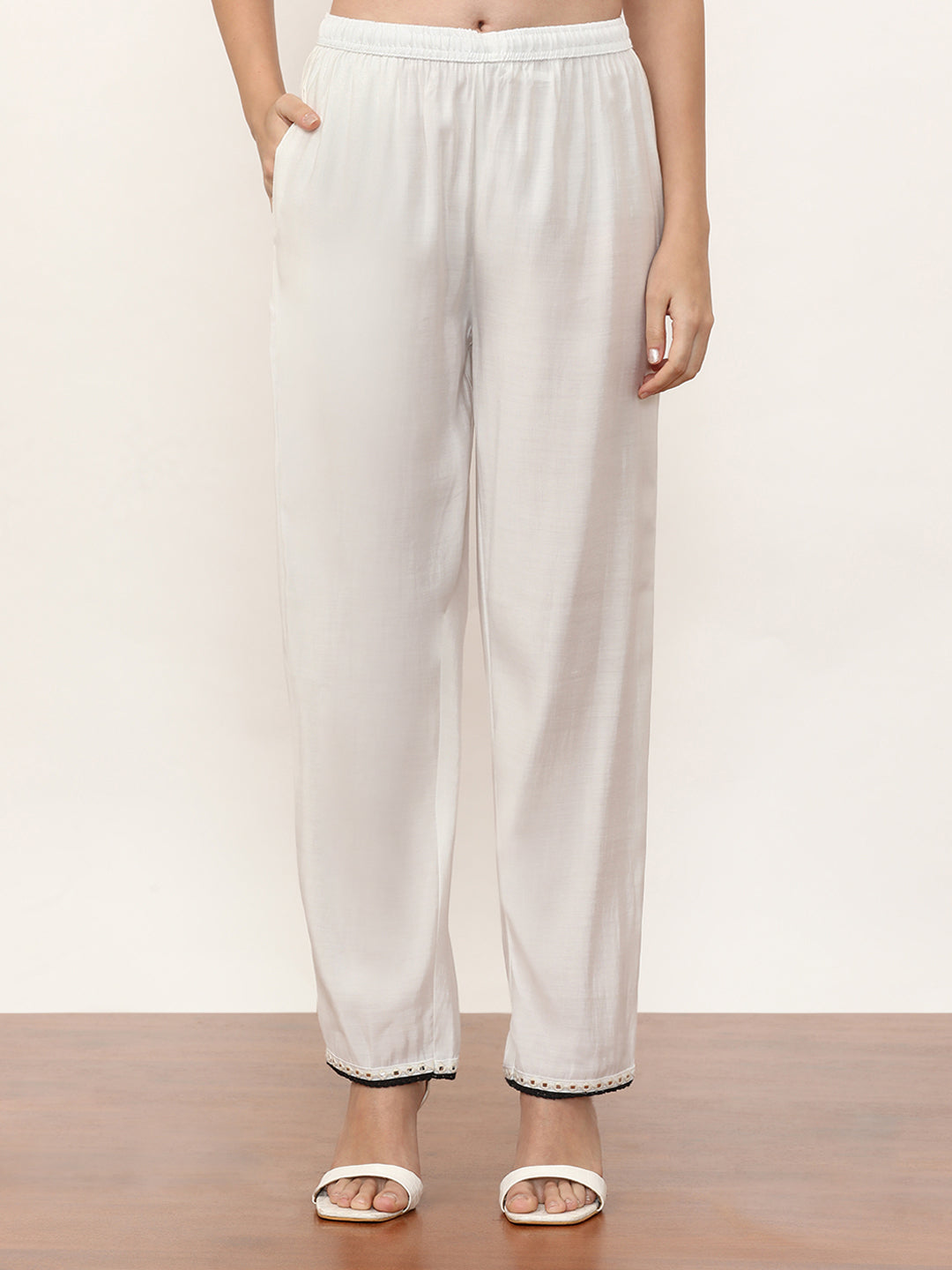 Embroidered Pure Silk Solid Kurta Sets With Dupatta