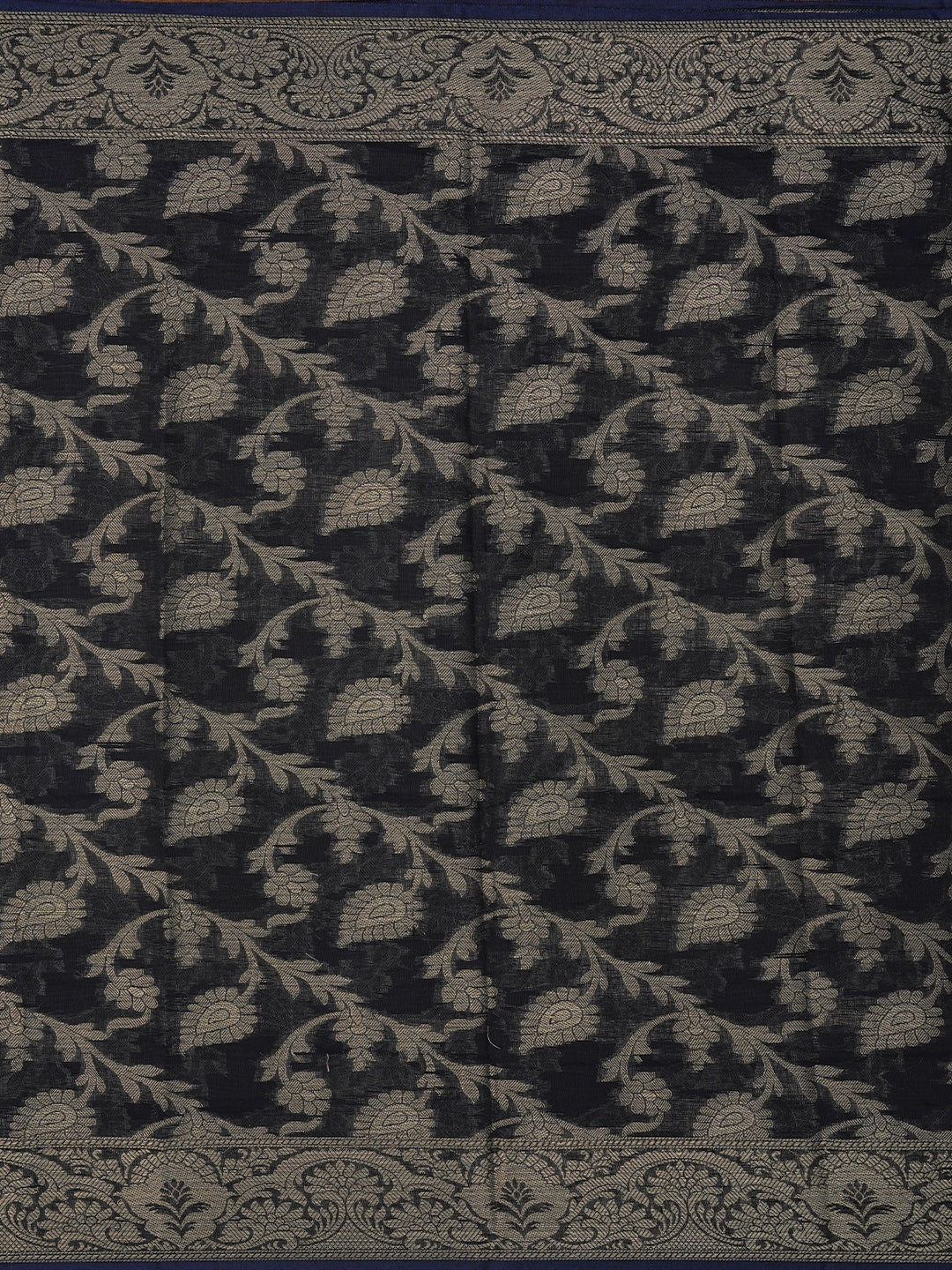 Pink Unstitched Zari Embellished Cotton Blend Dress Material with Dupatta