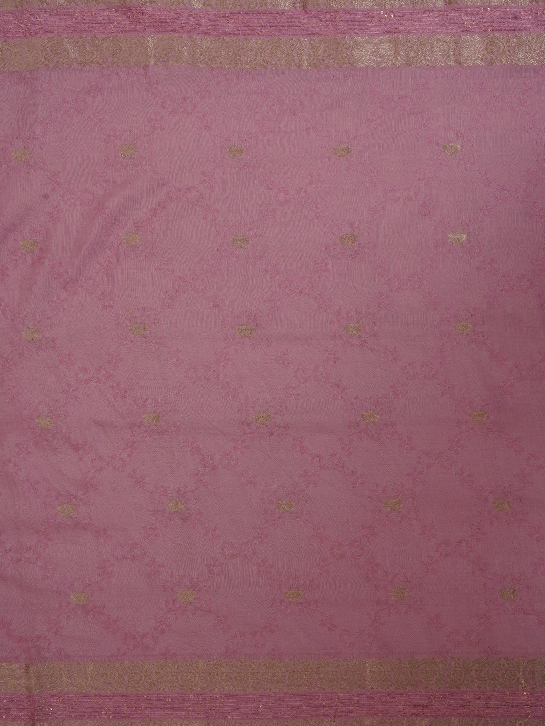 Festive Silk Blend Off White Zari Woven Dress Material With Dupatta