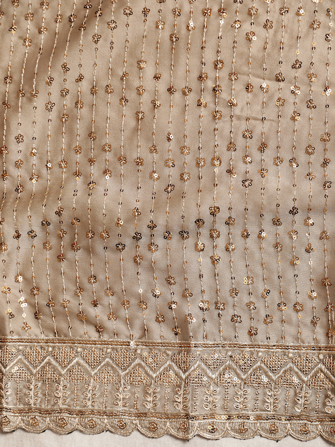 Royal Blue Sequin Embellished Party Wear Saree