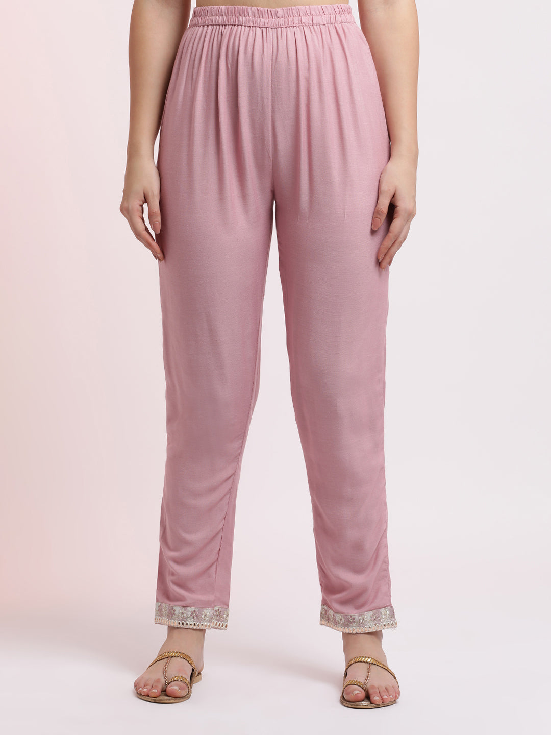 Embellished Silk Blend Kurta Set With Dupatta