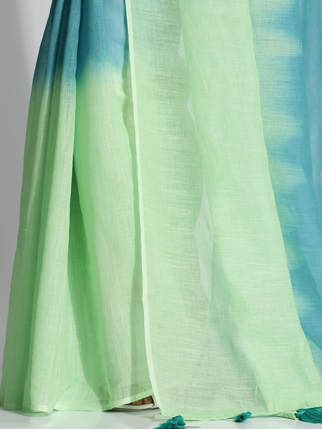 Ombre Daily Wear Pure Linen Saree