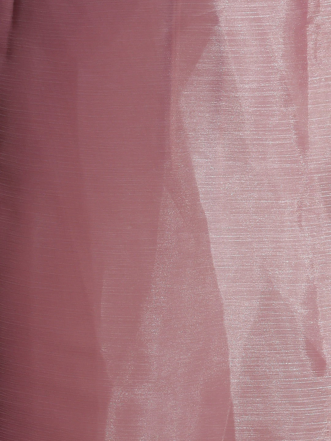 Pink Festive Tissue Solid Saree