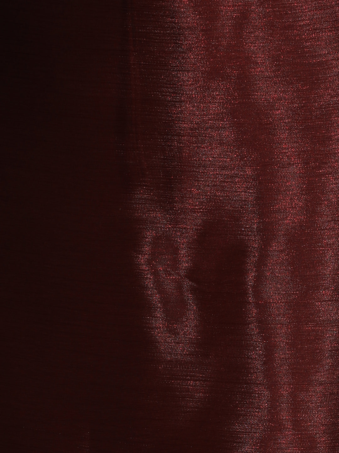 Maroon Festive Tissue Solid Saree