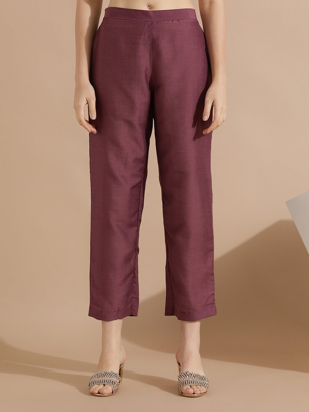 Embroidered Silk Blend Kurta Set With Floral Dupatta