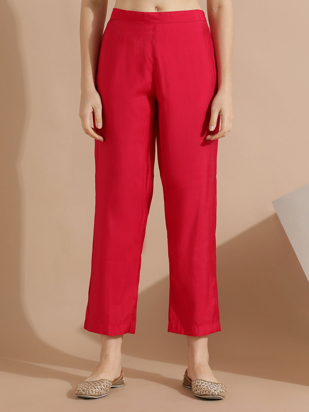 Pink Festive Embroidered Kurta Set With Embellished Dupatta