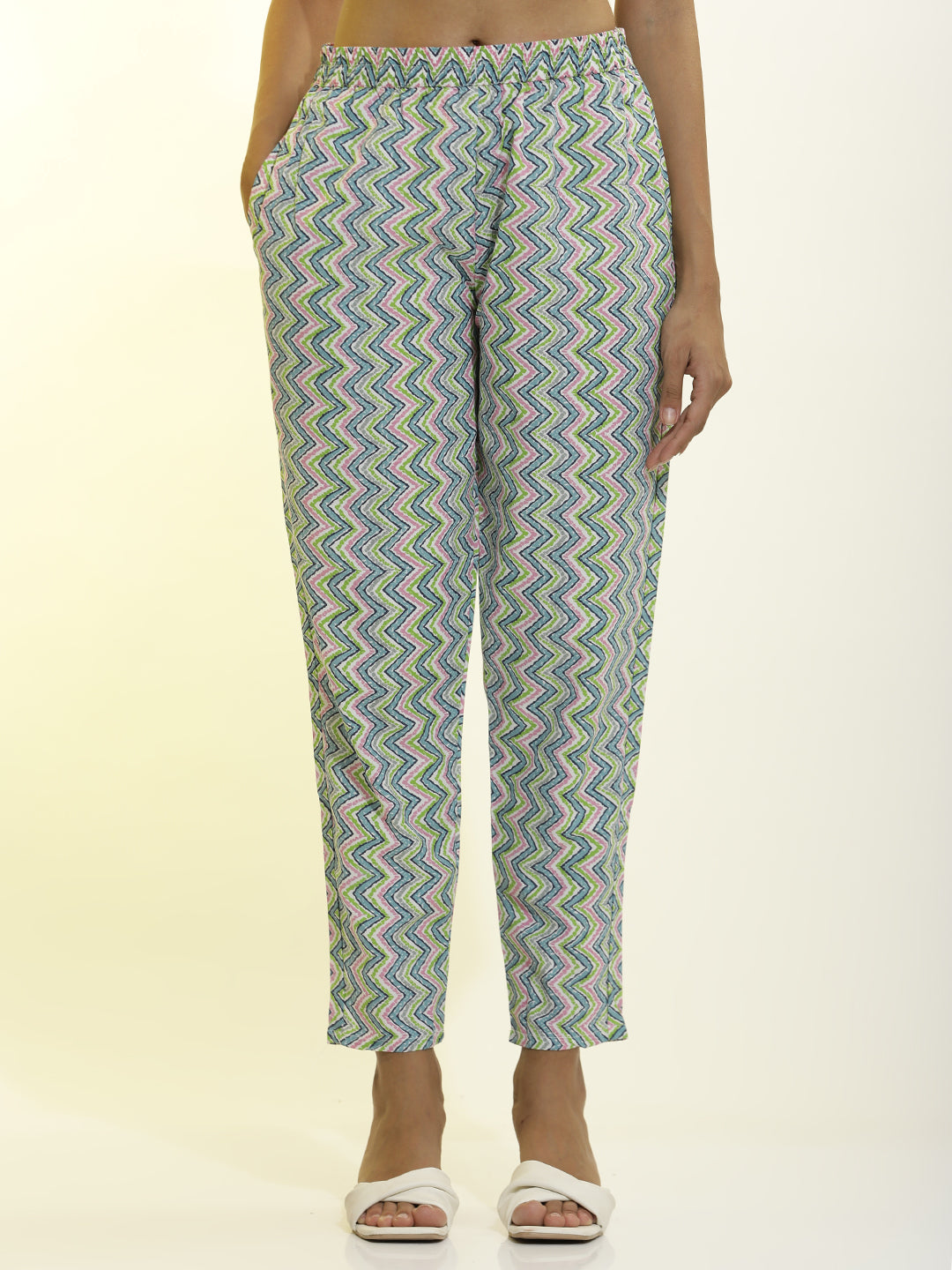 Rama Ethnic Motif Printed Cotton Straight Kurta Set