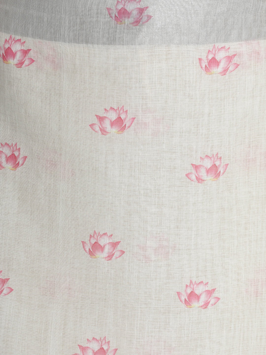 Pichwai Printed Daily Wear Pure Linen Saree