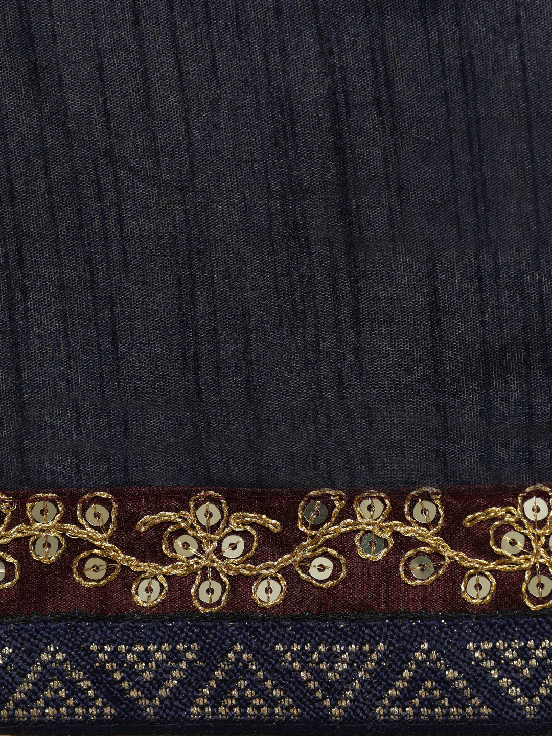 Blue Printed Lightweight Georgette Saree