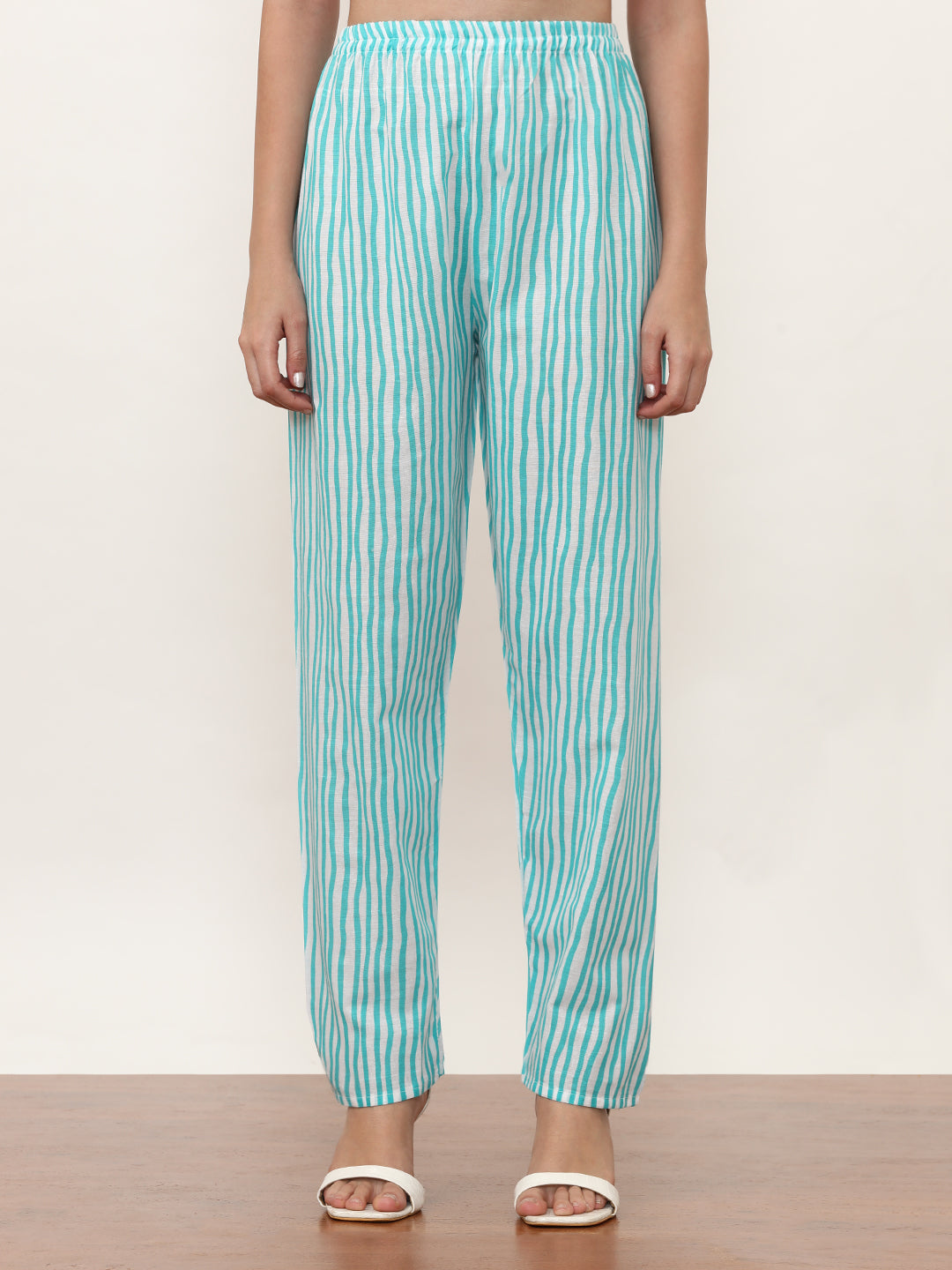 Embroidered Pure Cotton Colourblocked Kurta Sets With Dupatta