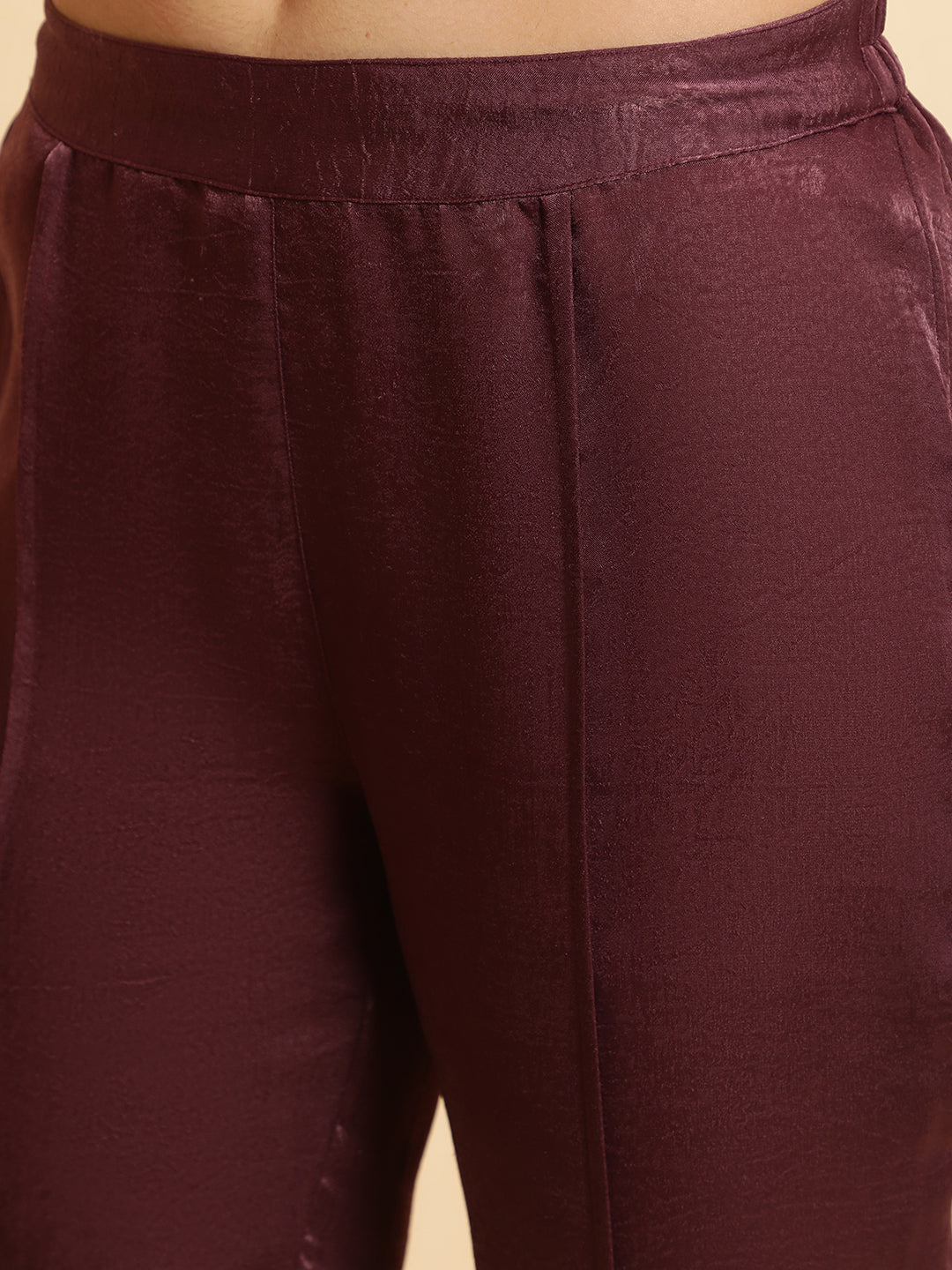 Lavender Zardozi Embroidered Velvet Co-ord Set