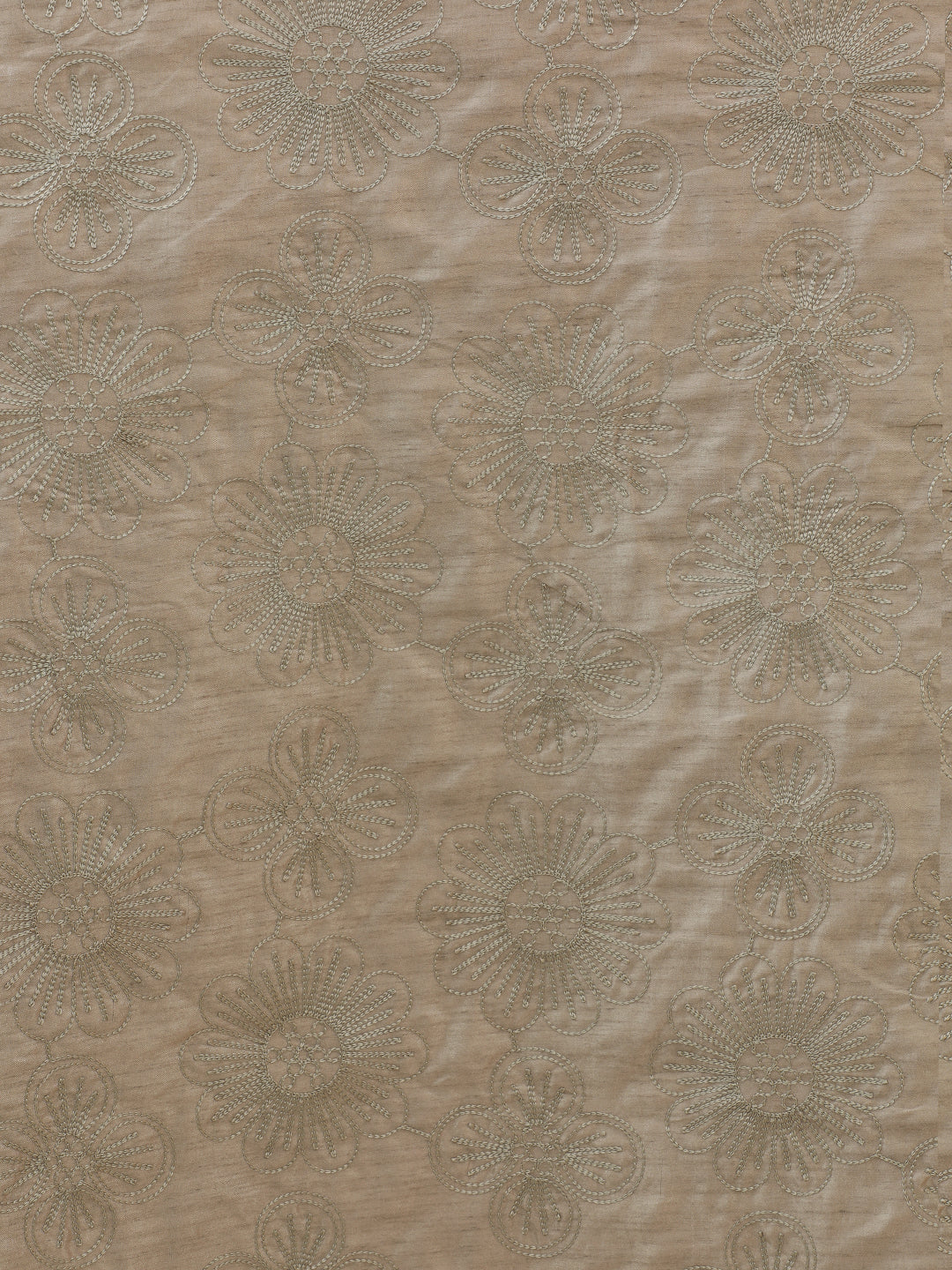 Floral Muslin Cotton Saree with Unstiched Blouse