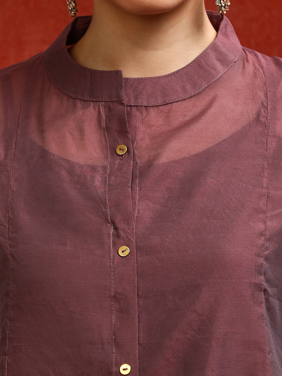 Solid Solid A-Line Kurta & Trousers Sets